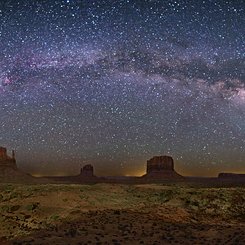  The Milky Way Over Monument Valley 