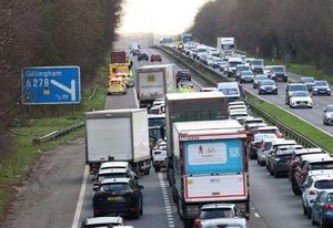 Christmas Eve Crash On M2 Sparks Travel Chaos