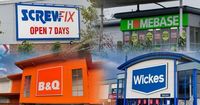 B&Q, Homebase, Wickes, and ScrewFix opening times for the Easter weekend