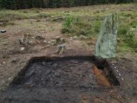 Bronze Age stone circle discovered in woodland on Farley Moor