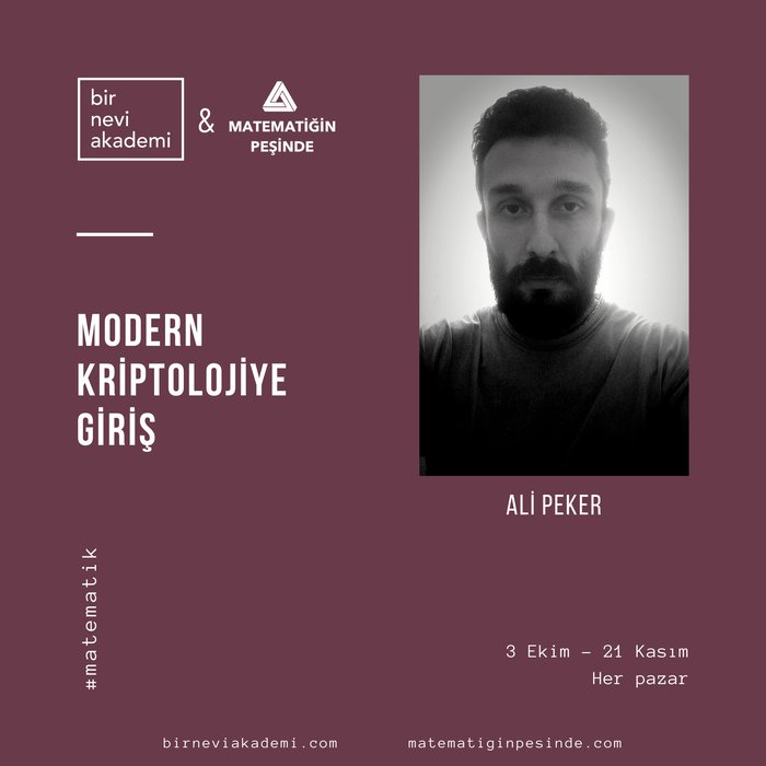 Modern Kriptolojiye Giriş