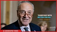 A GOP attack ad deepfakes Chuck Schumer with AI