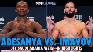 Adesanya Battles Imavov At UFC Saudi Arabia