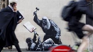 Banksy Mural Erased From London Court After Protest