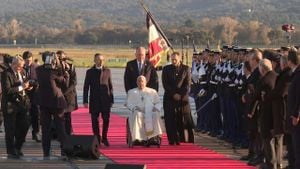 Pope Francis' Historic First Visit To Corsica