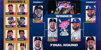 Round-by-round recap of a Derby with many feet of HRs ... and a crucial inch