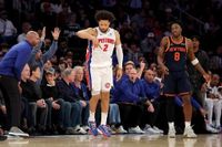 NBA playoffs 2025: Cade Cunningham leads Pistons past Knicks in Game 2 to even series, end losing skid