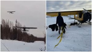 Alaskan Pilot Delivers Thanksgiving Turkeys By Air