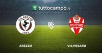 Serie C gir. B. Arezzo vs Vis Pesaro, le formazioni ufficiali