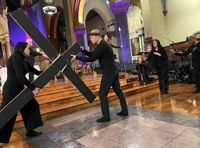 What performing in a silent Stations of the Cross play taught me about slowing down