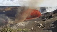 Hawaii's Kilauea volcano erupts again and shoots lava for 31st time since December