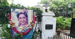 B Saroja Devi Laid To Rest With State Honours
