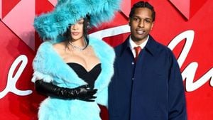 A$AP Rocky And Rihanna Shine At Fashion Awards