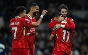 Liverpool Triumphs Over Tottenham Hotspur 2-1