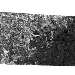 Shoreline Terrain on Saturn's Titan