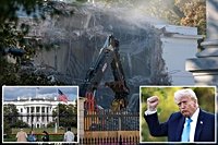 Entire White House East Wing will be demolished to make way for ballroom – as Trump reveals new price tag for the project