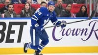 Scenes from Leafs’ morning skate: Matthews, Marner reunited, Laughton dropped to ‘identity line’