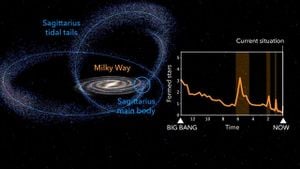 Sagittarius Dwarf Galaxy's Impact On Young Oxygen-Rich Stars