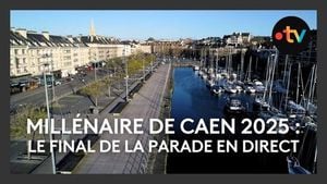 Caen Celebrates Millennial Anniversary With Spectacular Parade