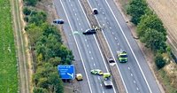 Major UK motorway closed after serious crash between a lorry and a car