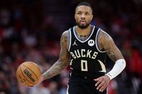 Damian Lillard cleared of blood clots in calf, back at Bucks practice ahead of playoffs
