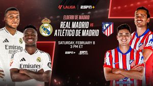 Real Madrid Battles Atletico Madrid At Santiago Bernabeu