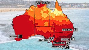 Australia Day Heatwave Triggers Fire Warnings Across Regions