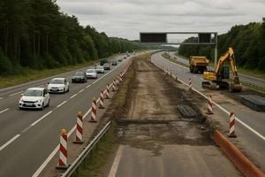 Major Roadworks Cause Delays On Glasgow’s M8 Motorway