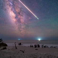 Fireball over Cape San Blas