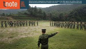 Kachin Independence Army Engages Chinese Officials