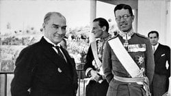 Atatürk'ün konuşması İsveç Veliahdının Türkiye ziyareti