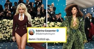 Sabrina Carpenter Stuns At Met Gala 2025 In Bold Louis Vuitton