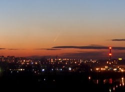 Krakow Üzerinde Bir Kuyruklu Yıldız