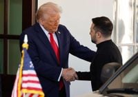 Trump greets Ukraine’s Zelensky before signing rare-earth mineral deal