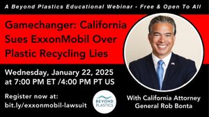 California Targets ExxonMobil Over Plastic Waste