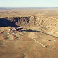 3D Barringer Meteorite Crater