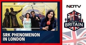 Shah Rukh Khan And Kajol Celebrate DDLJ Legacy In London