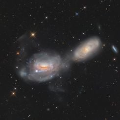 NGC 3169 Çözülüyor