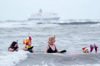 Christmas day swims cancelled as weather warning issued