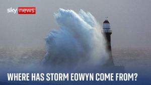 Storm Eowyn Brings Record Winds And Chaos To UK And Ireland