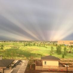  Anticrepuscular Rays over Colorado (II) 