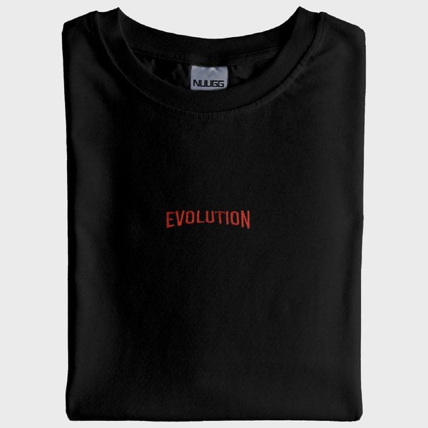 Evolution: Evrim T-Shirt (Nakış, %100 Pamuk)