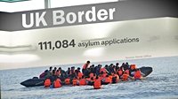 Record 111,000 asylum applications to UK in past year