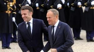 Macron And Tusk Sign Pivotal Friendship Treaty In France