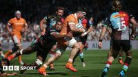 Premiership: Harlequins 29-43 Sale: Sharks secure dominant win in play-off race