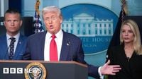 Trump deploys National Guard to Washington DC and pledges crime crackdown