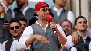 FC Bayern Munich Prepares For Grand Championship Celebration