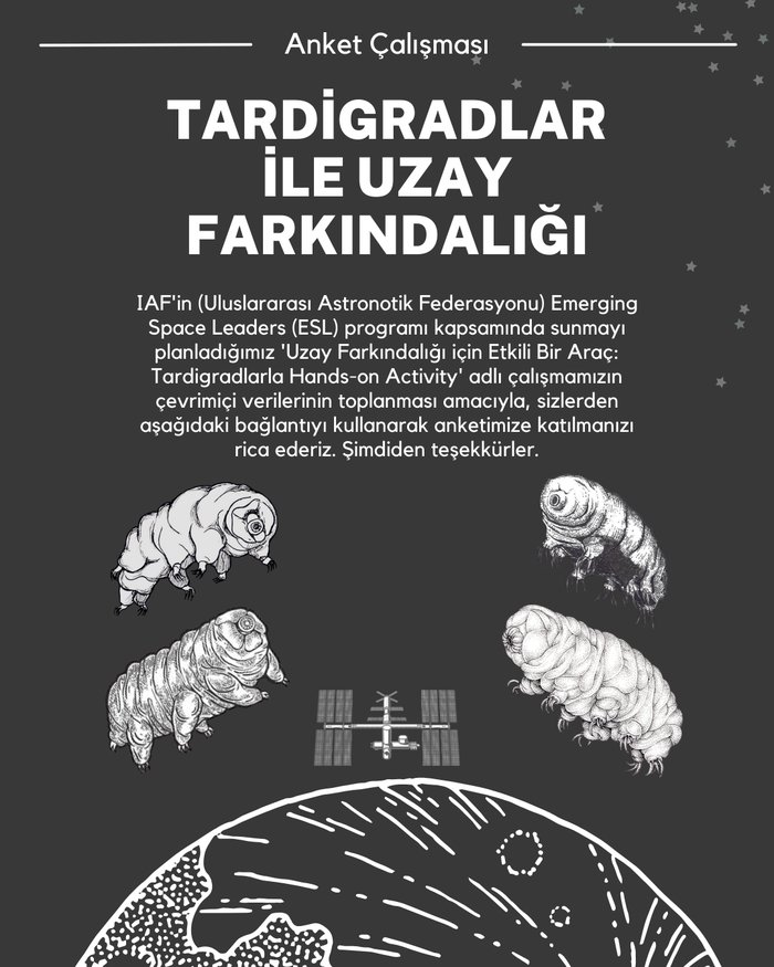 Tardigradlar ile Uzay Farkındalığı