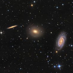  Three Galaxies in Draco 