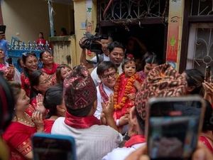Nepal Crowns Two-Year-Old Aryatara Shakya As Living Goddess
